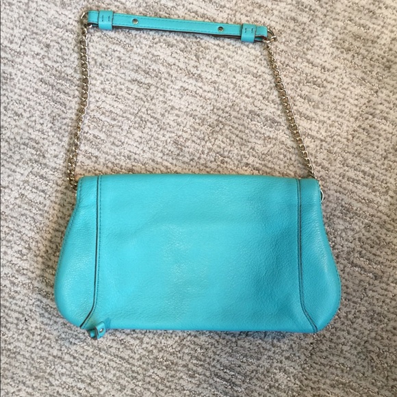 Kate Spade Aqua Leather Shoulder Bag - Picture 3 of 10